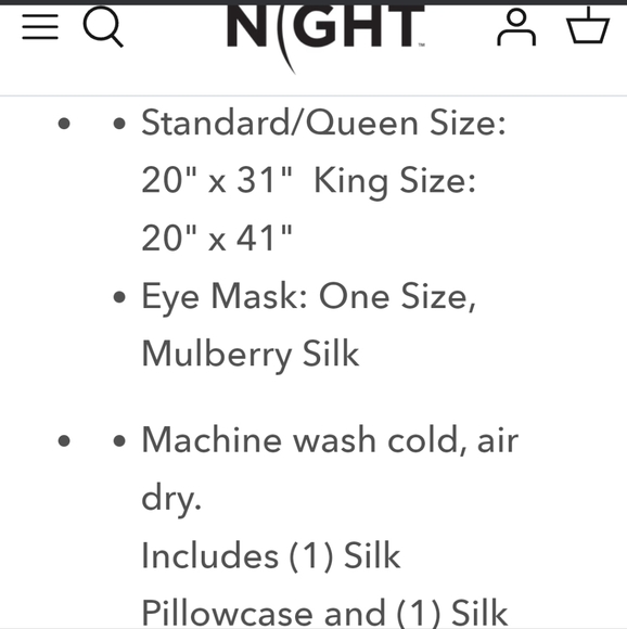 Silk Gift Set from N(GHT - Picture 5 of 6